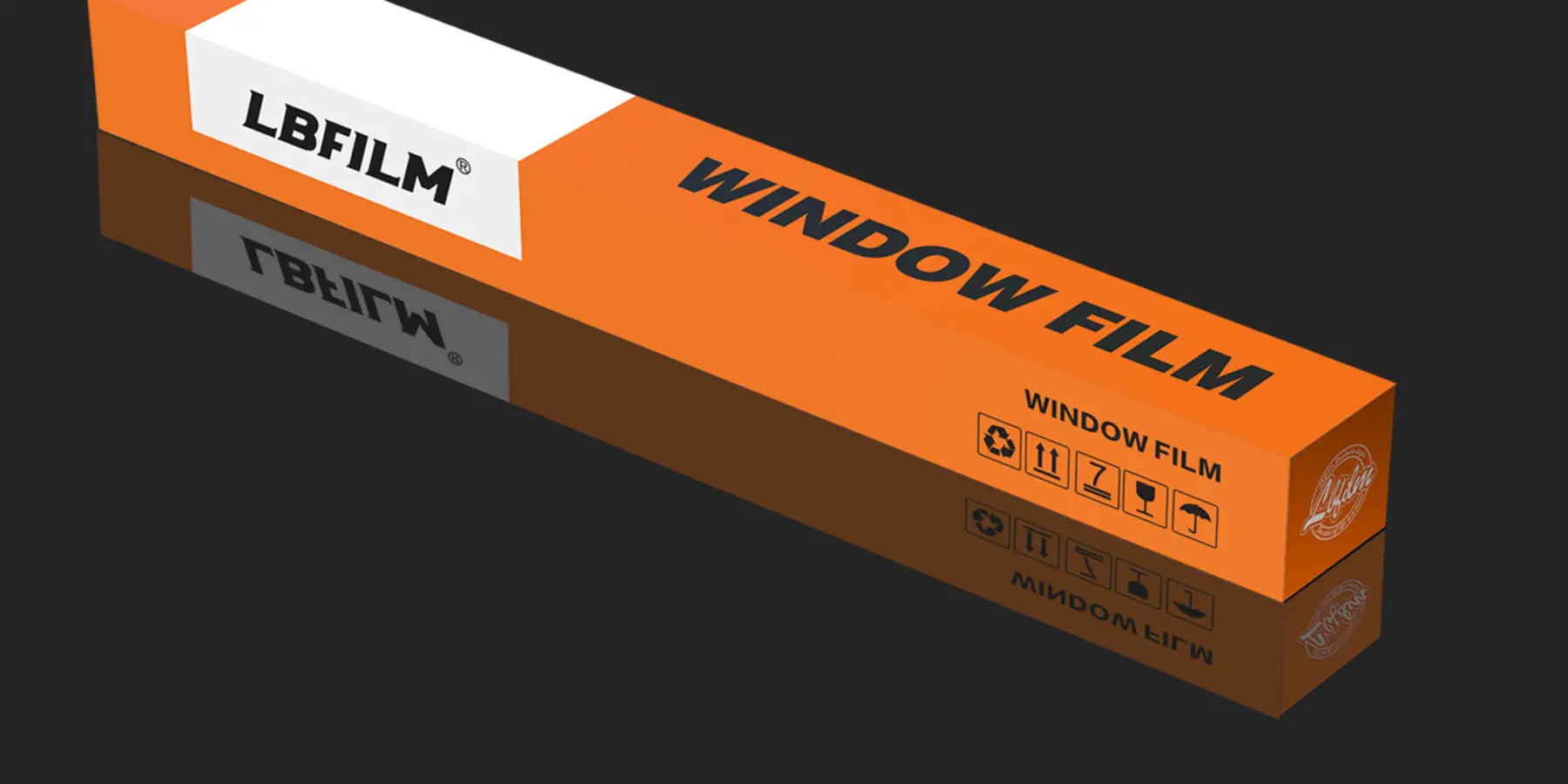 LBFILM automotive window film packaging