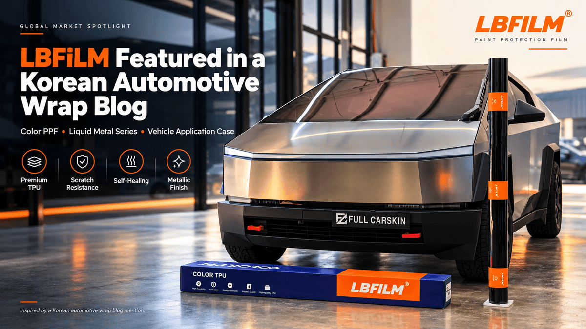 LBFILM Featured in a Korean Automotive Wrap Blog: Color PPF & Vehicle Styling Insights