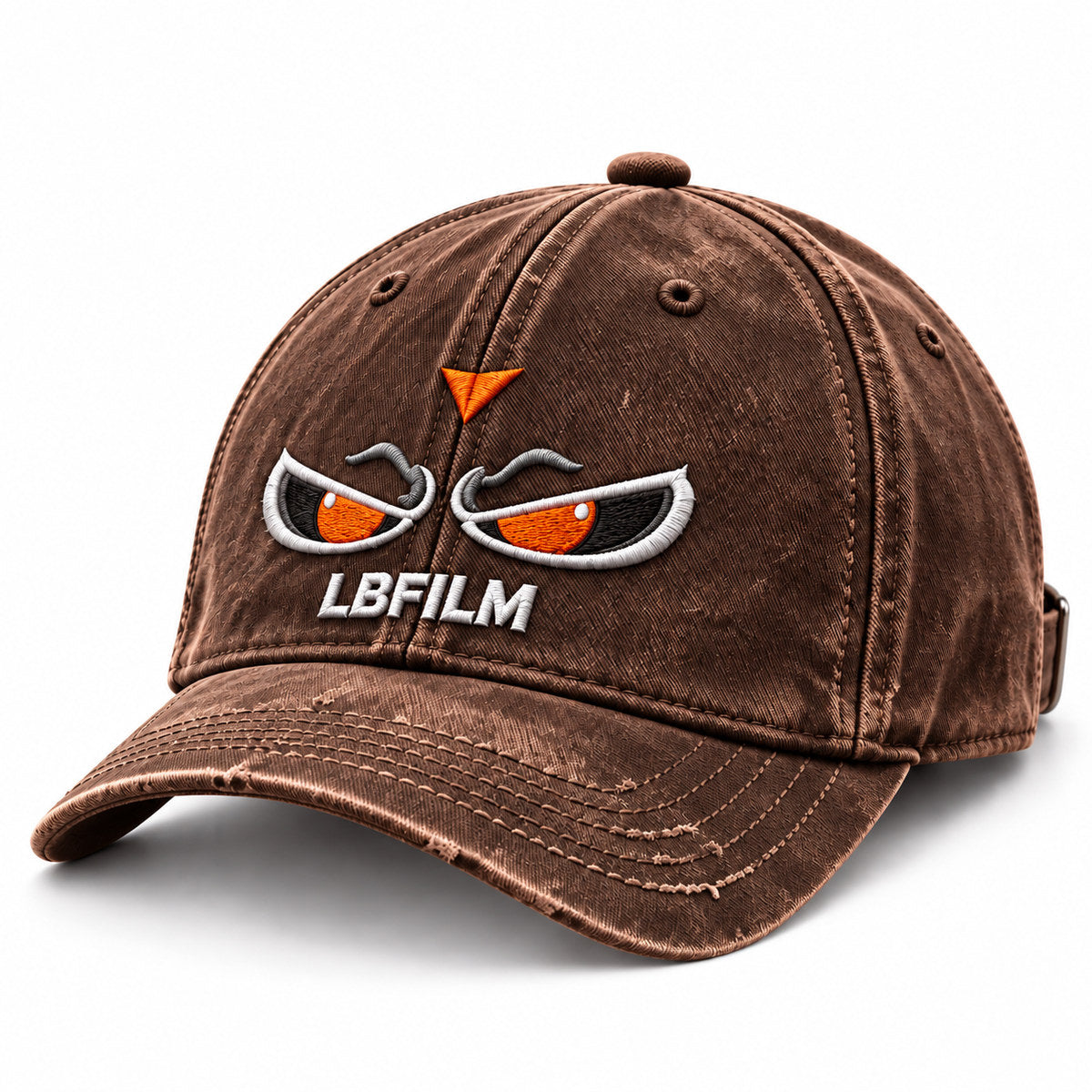 LBREBEL Angry Eyes Cap — Vintage Coffee