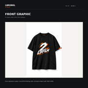 LBREBEL Keep Going Graphic Oversized Tee