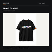 LBREBEL Multi-Color Logo Oversized Tee