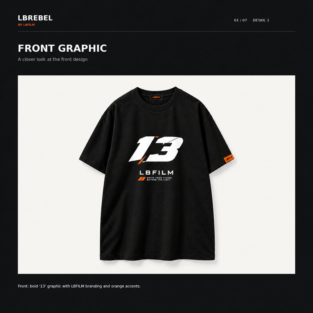 LBREBEL 13 Washed Cotton Oversized T-Shirt