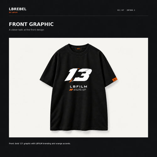 LBREBEL 13 Washed Cotton Oversized T-Shirt