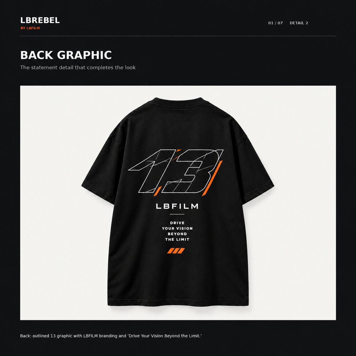 LBREBEL 13 Washed Cotton Oversized T-Shirt