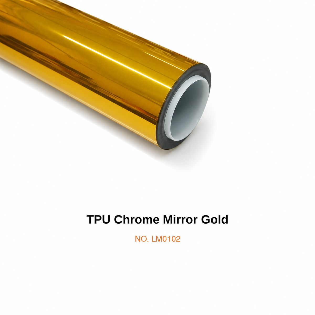 LM0102 — TPU Chrome Mirror Gold