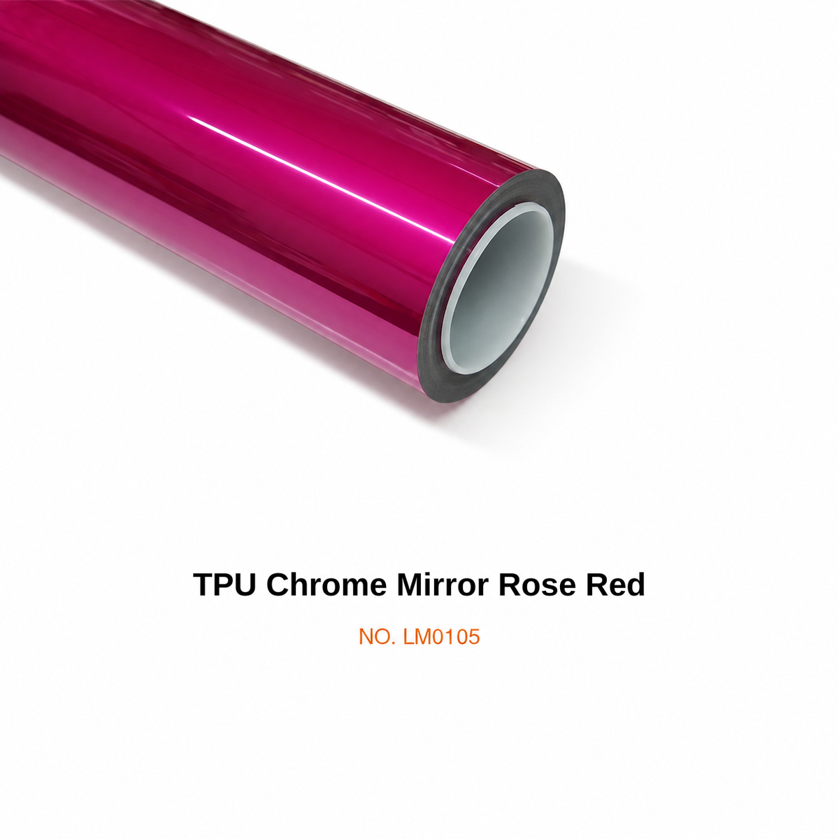 LM0105 — TPU Chrome Mirror Rose Red