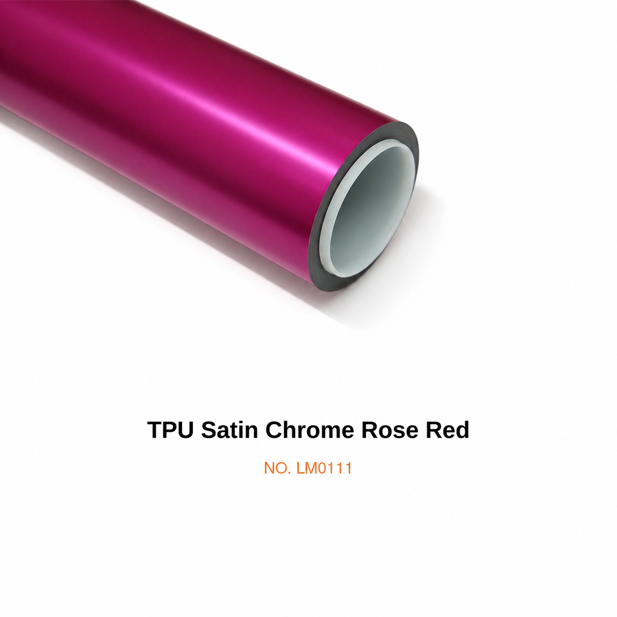LM0111 — TPU Satin Chrome Rose Red