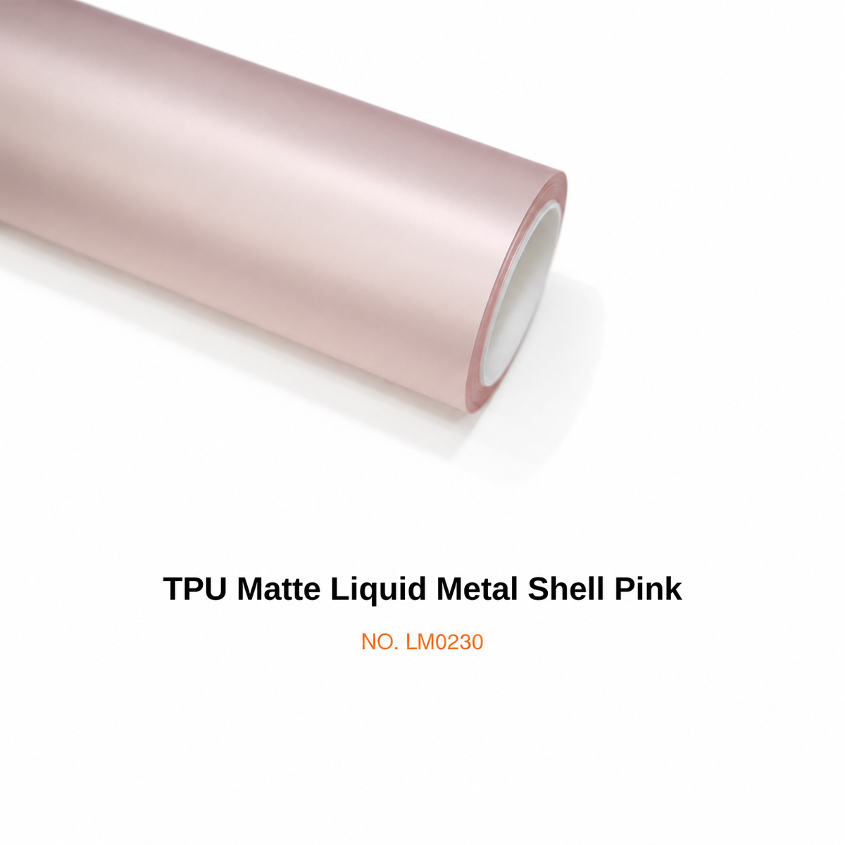 LM0230 — TPU Matte Liquid Metal Shell Pink
