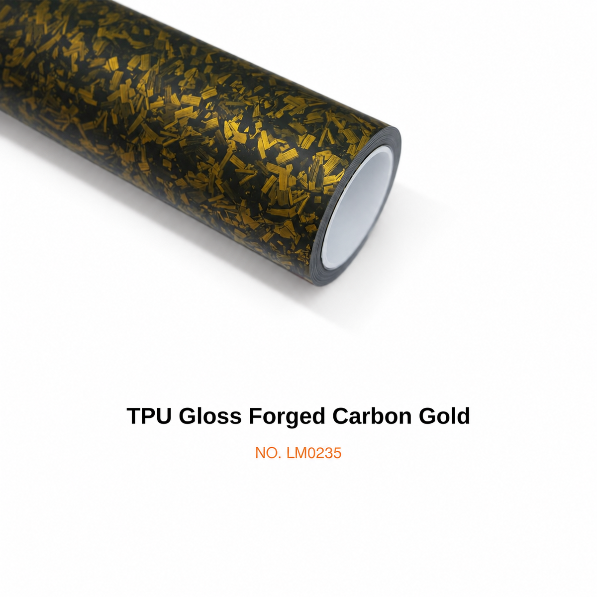 LM0235 — TPU Gloss Forged Carbon Gold