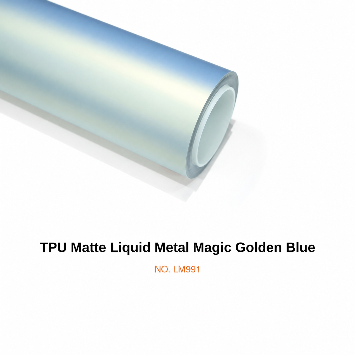 LM991 — TPU Matte Liquid Metal Magic Golden Blue