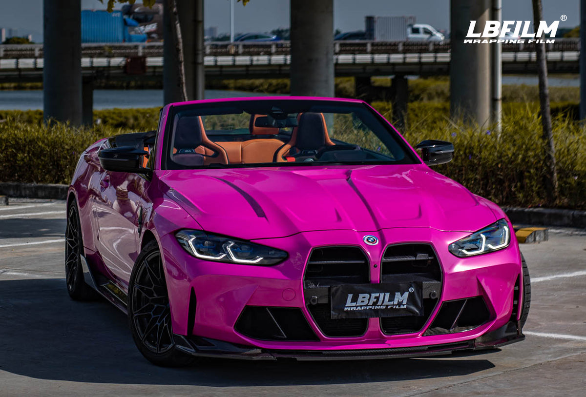 BMW M4 in LBFILM Liquid Metal finish