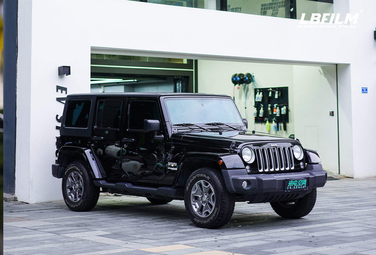 Jeep with LBFILM TPU Gloss Black film