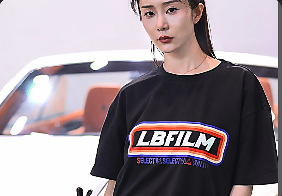 레트로 로고 티셔츠