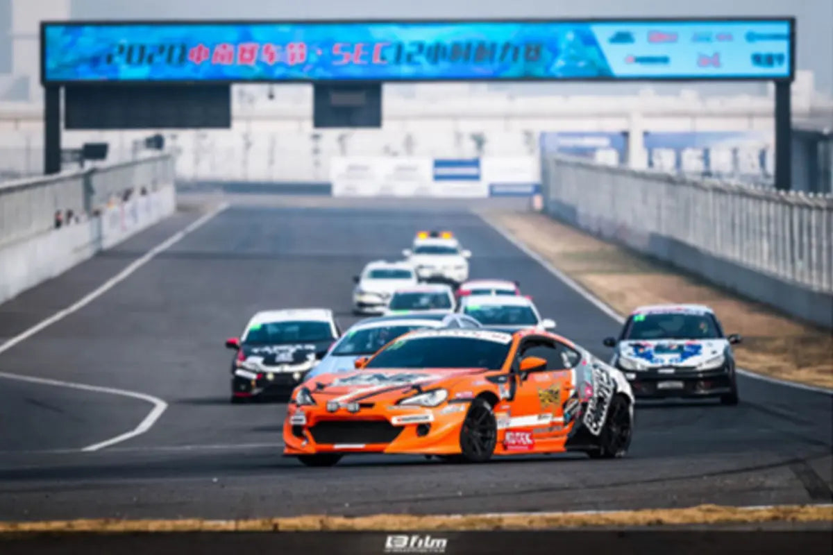 LBFILM automotive film at a racing event