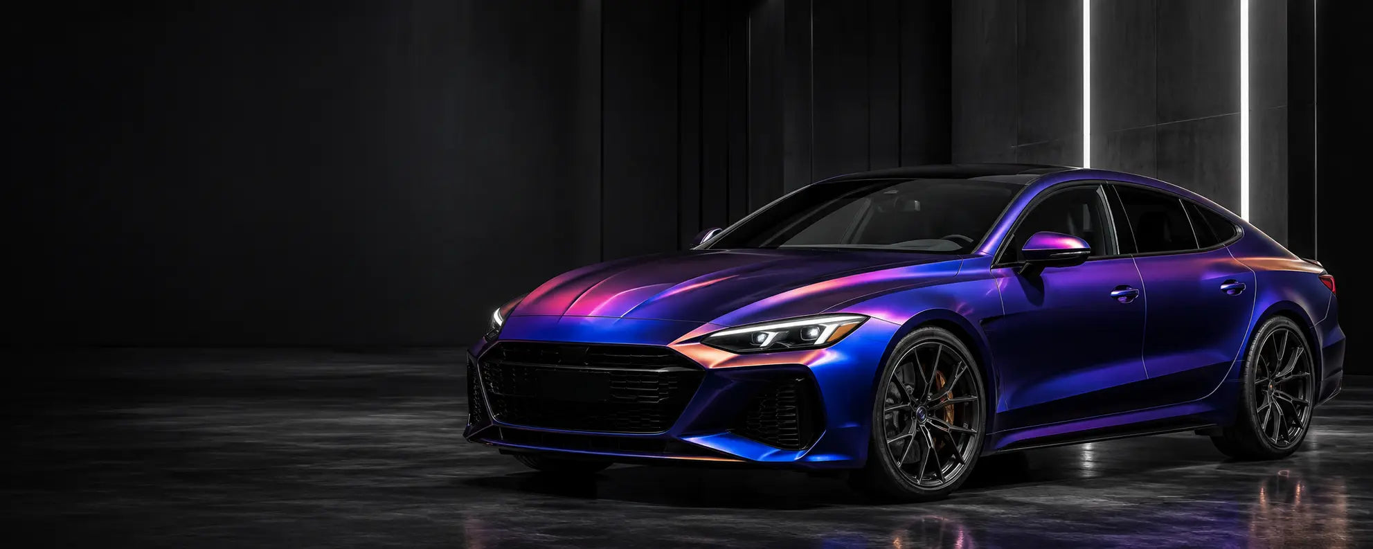LBFILM Color PPF finish concept on a vehicle